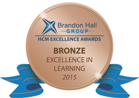 2015 Brandon Hall Group award given to the National Notary Association for Excellence in Learning